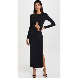 New Bardot  Neve Maxi Dress in Black Size L new